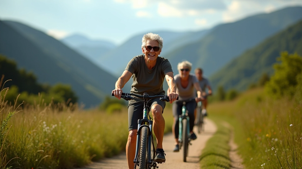 Personas disfrutando de una salida en bicicleta